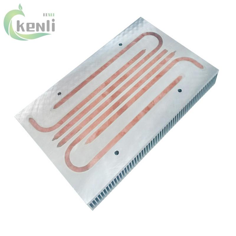Pressed Copper Tube Battery Liquid Cooling Plate Cold Heat Sink for Refrigeration Parts