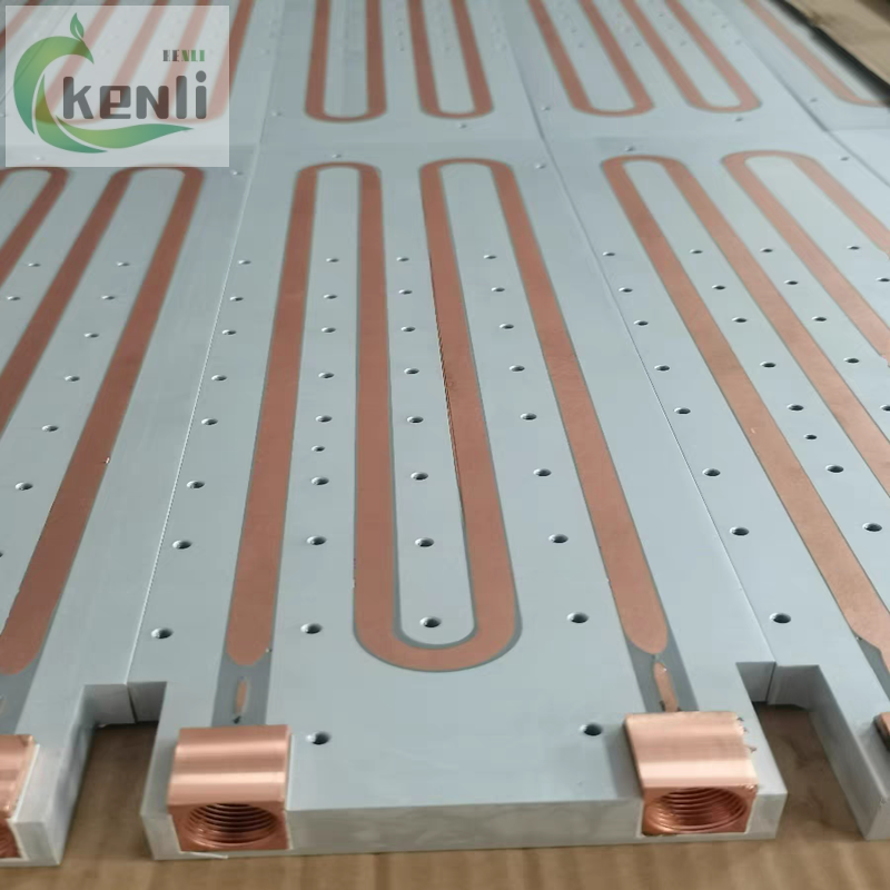 Copper Tube Pressed Liquid Cold Plate Water Plate Cooling