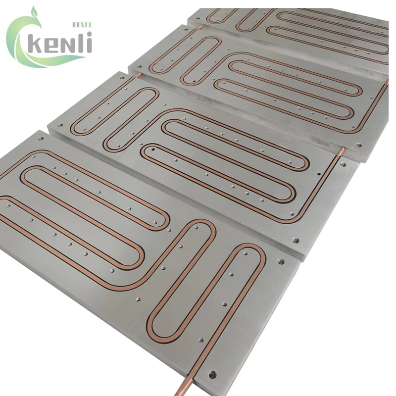 Copper Tube Refrigeration Cooling Plate for Battery Aluminum Cold Plate