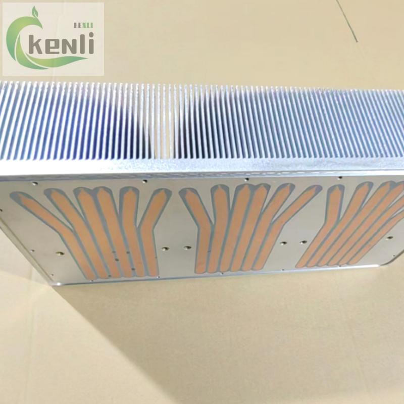 water cooling kit skiving fin block liquid cooling skived high density fin kit CNC machining cooler heatsink