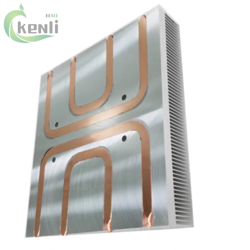 Custom Design Skived Bonding and Folding Fin Copper Heat Pipe Heatsink