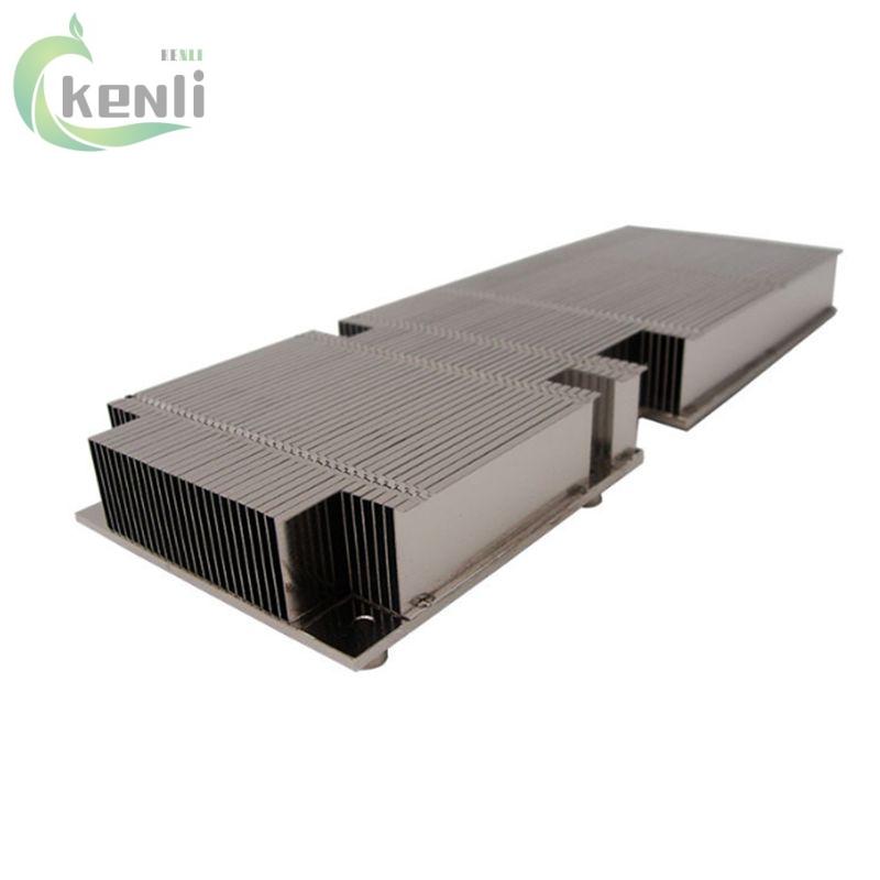 Big Heatsink Made of 6063 Aluminum Extrusion and CNC Machining